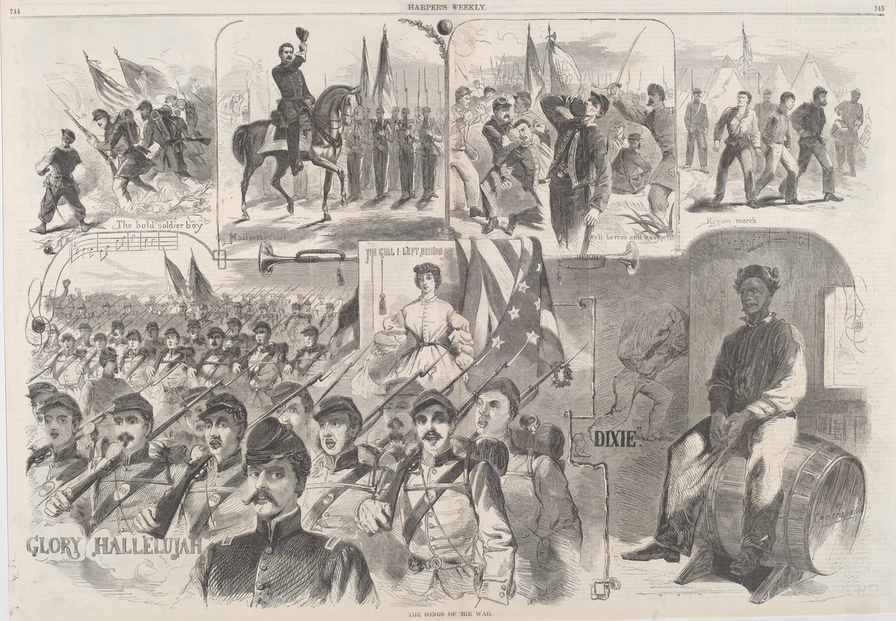The Songs of War av after Winslow Homer