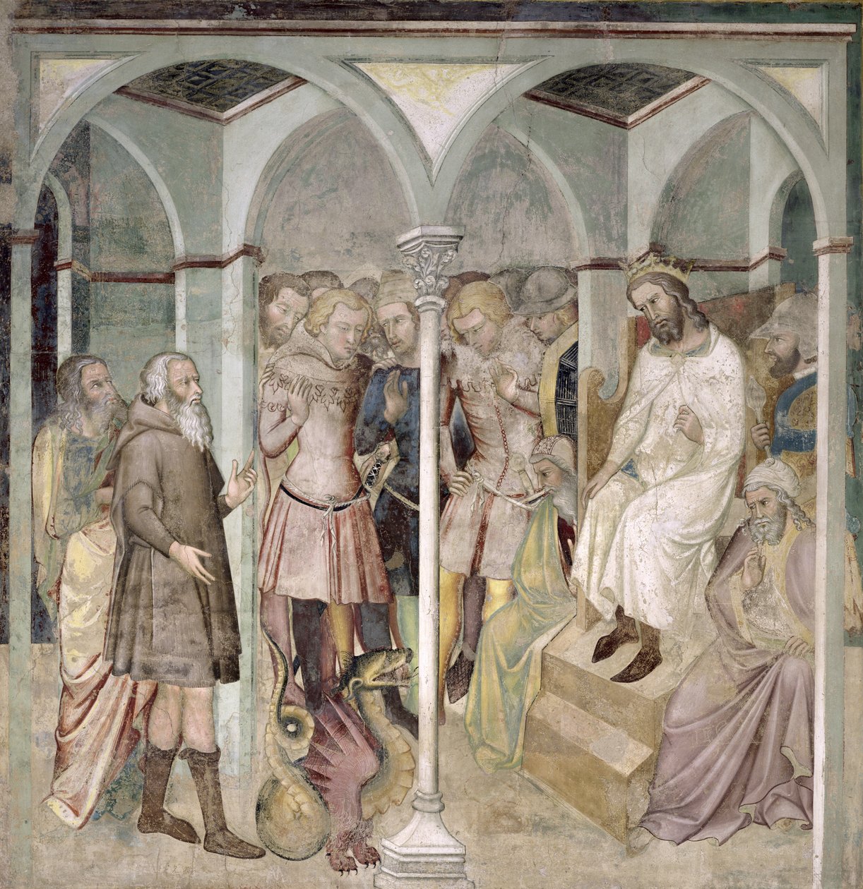 Moses and the Brazen Serpent, 1356-67 av also Manfredi de Battilori Bartolo di Fredi