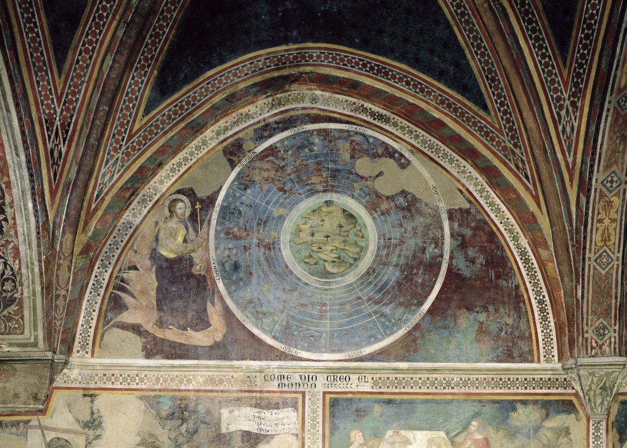 The Creation of the World, 1356-67 av also Manfredi de Battilori Bartolo di Fredi
