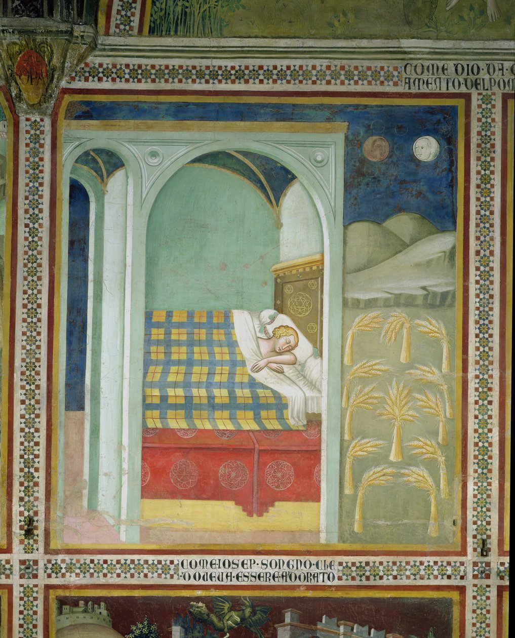 Drømmen om Josef, 1356-67 av also Manfredi de Battilori Bartolo di Fredi