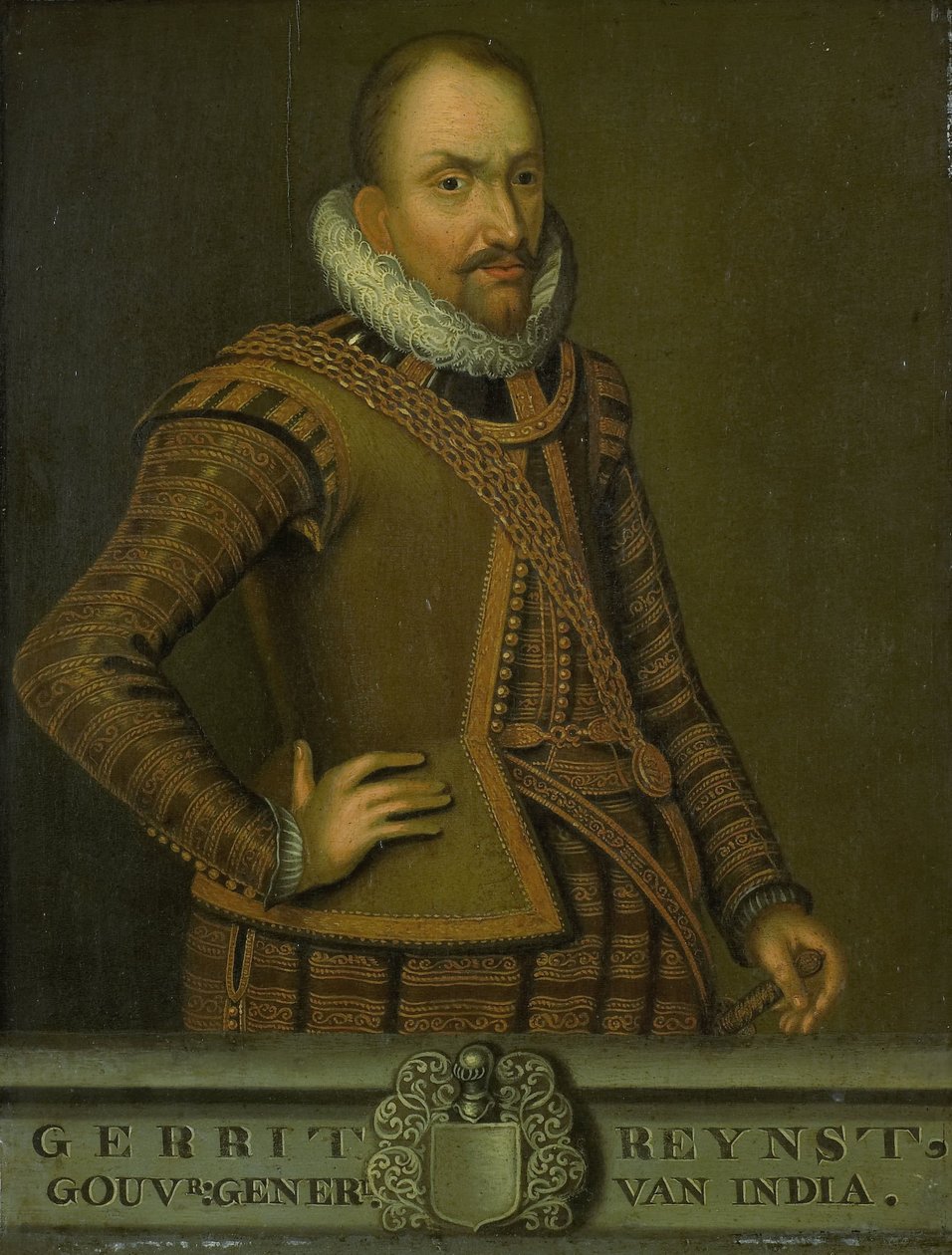 Portrett av Gerard Reynst, generalguvernør i Nederlandsk Øst-India av anonymous (copy after)