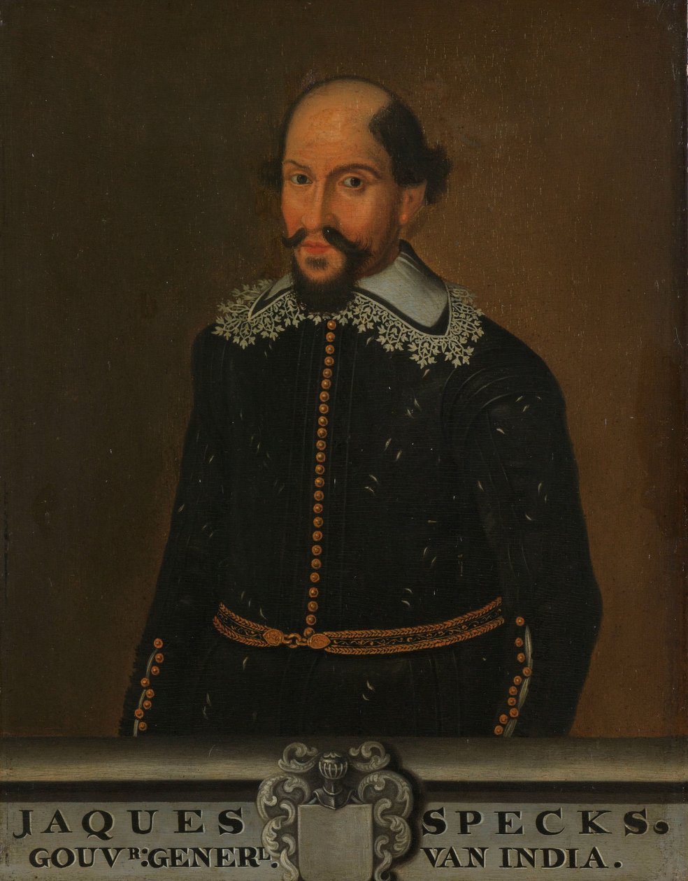 Portrett av Jacques Specx, generalguvernør i Nederlandsk Øst-India av anonymous (copy after)