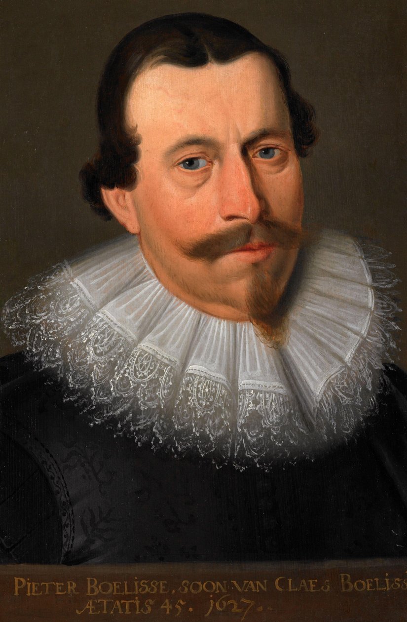 Portrett av Pieter Claesz Boelens (tidligere med tittelen Pieter Boelisse) av anonymous (copy after)