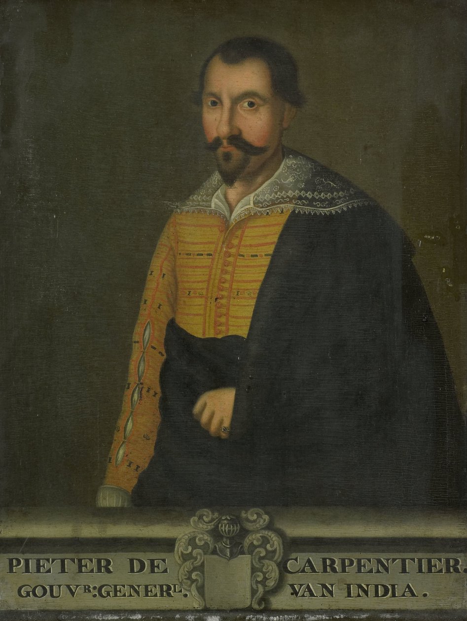 Portrett av Pieter de Carpentier, generalguvernør i Nederlandsk Øst-India av anonymous (copy after)