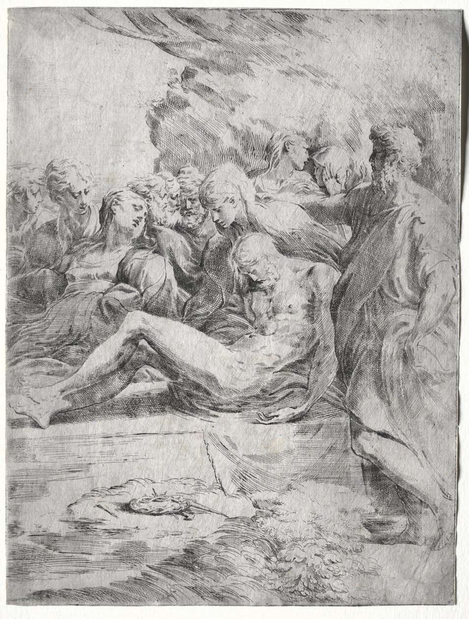 Gravleggingen av attributed to Asteas