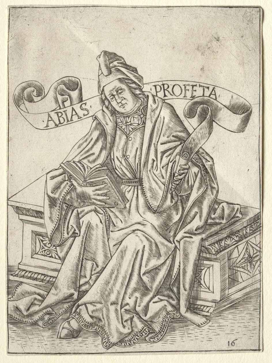 Profetene: Obadja av attributed to Baccio Baldini