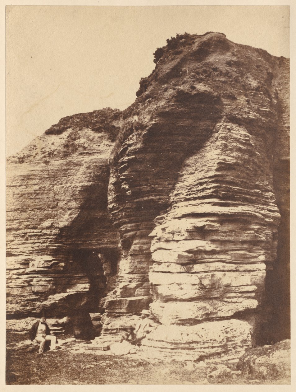 Steiner ved Livermead nær Torquay (England) av attributed to John Dillwyn Llewelyn