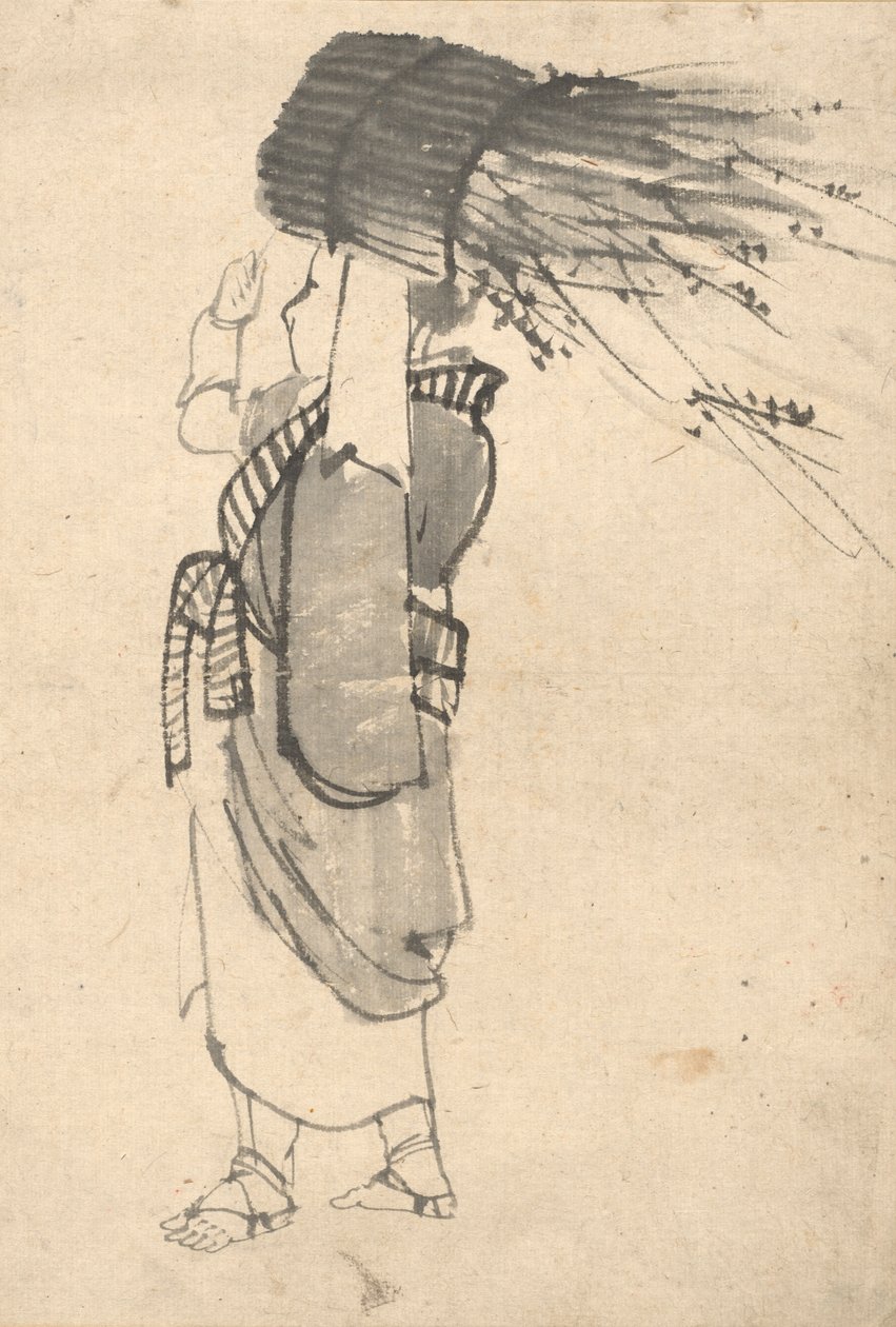 Fagotbæreren av attributed to Kono Bairei