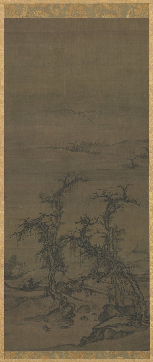 Å bære en Qin på besøk av attributed to Luo Zhichuan