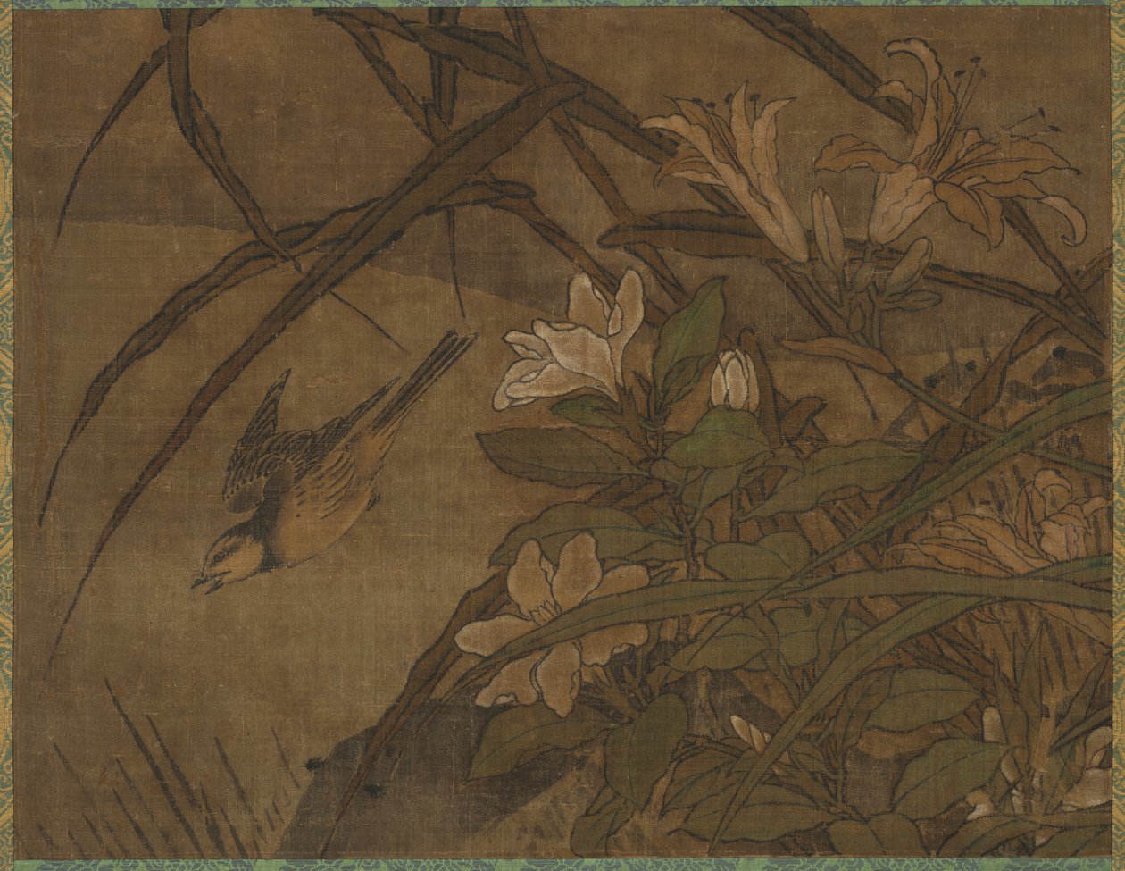 Fugler og blomster av attributed to Sesshū Tōyō