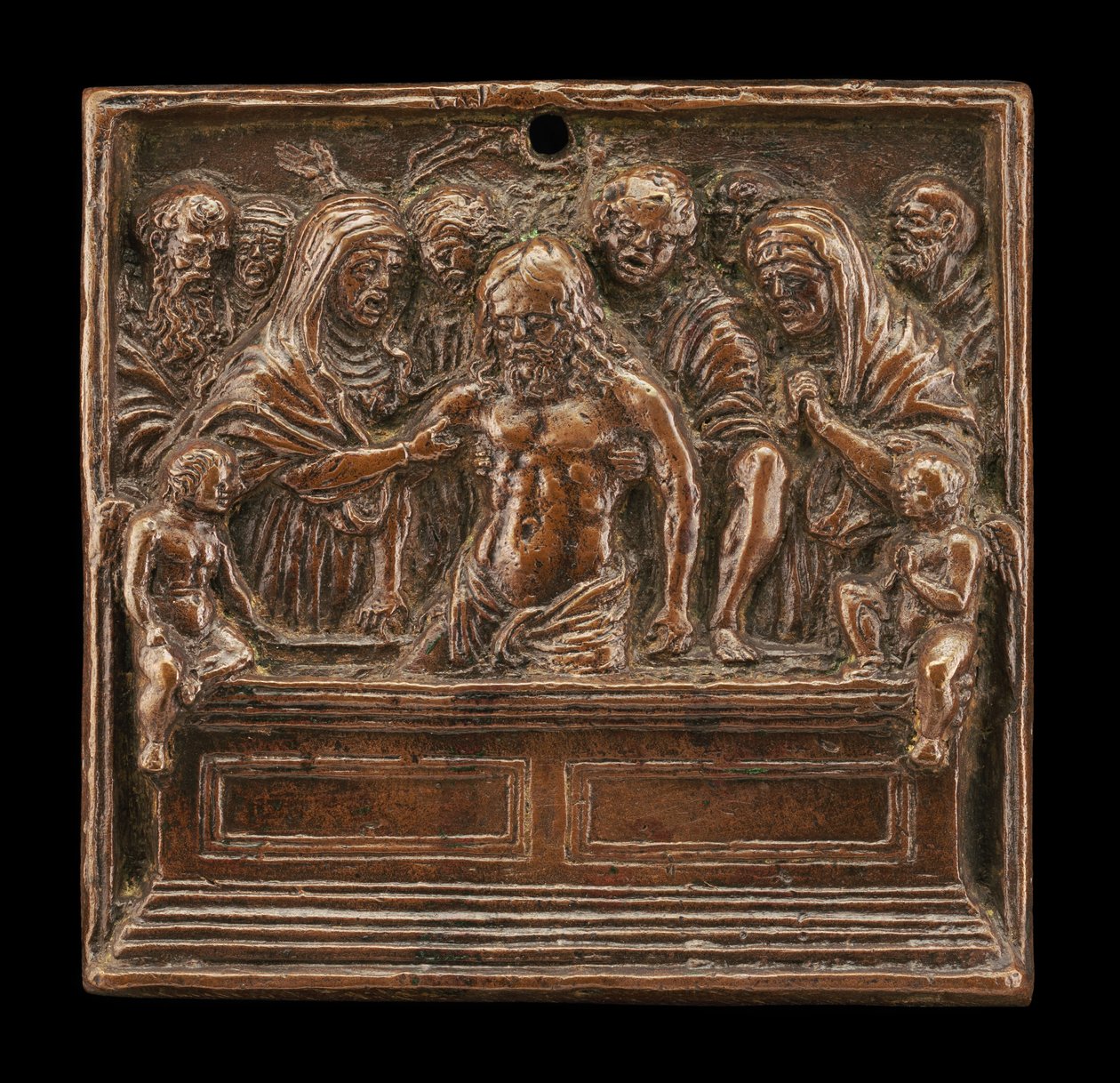 Gravleggingen av called Riccio Andrea Briosco