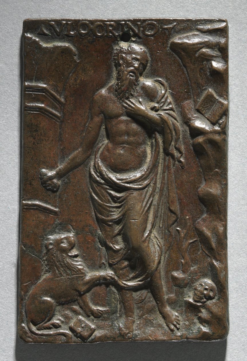 Den hellige Jerome av cast after a model by Ulocrino