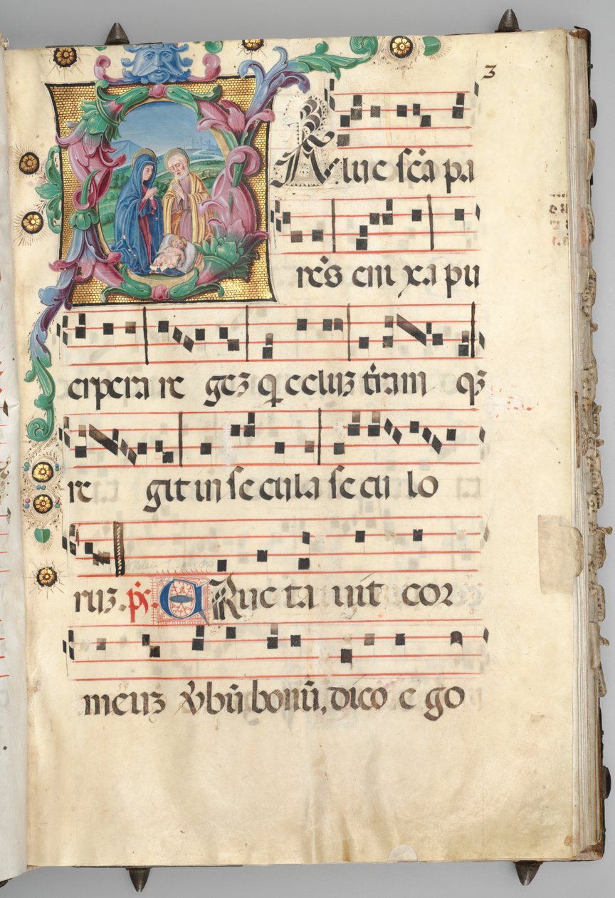 Gradvis av circle of Girolamo dai Libri