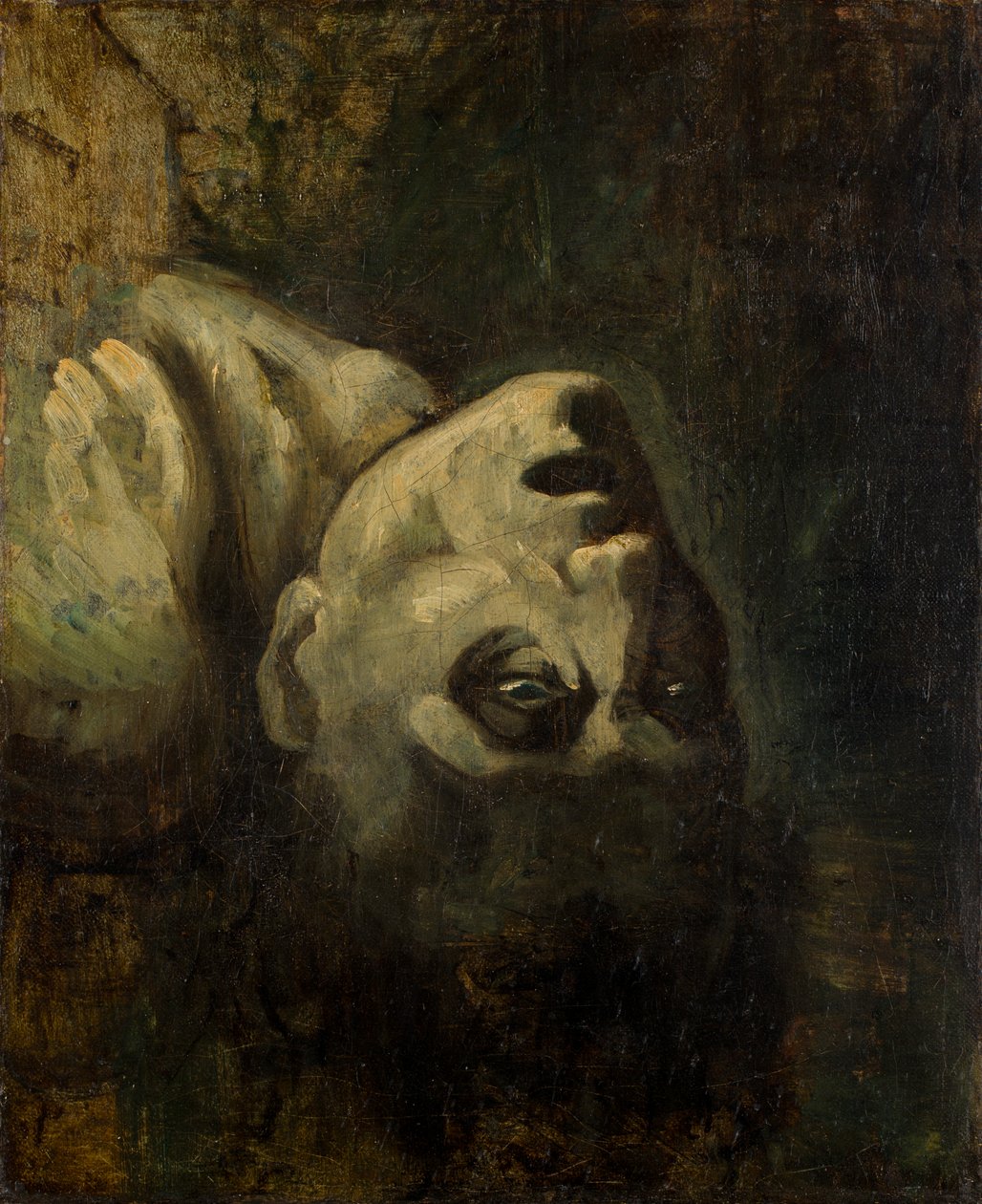 Hodet til en druknet mann av circle of Théodore Géricault
