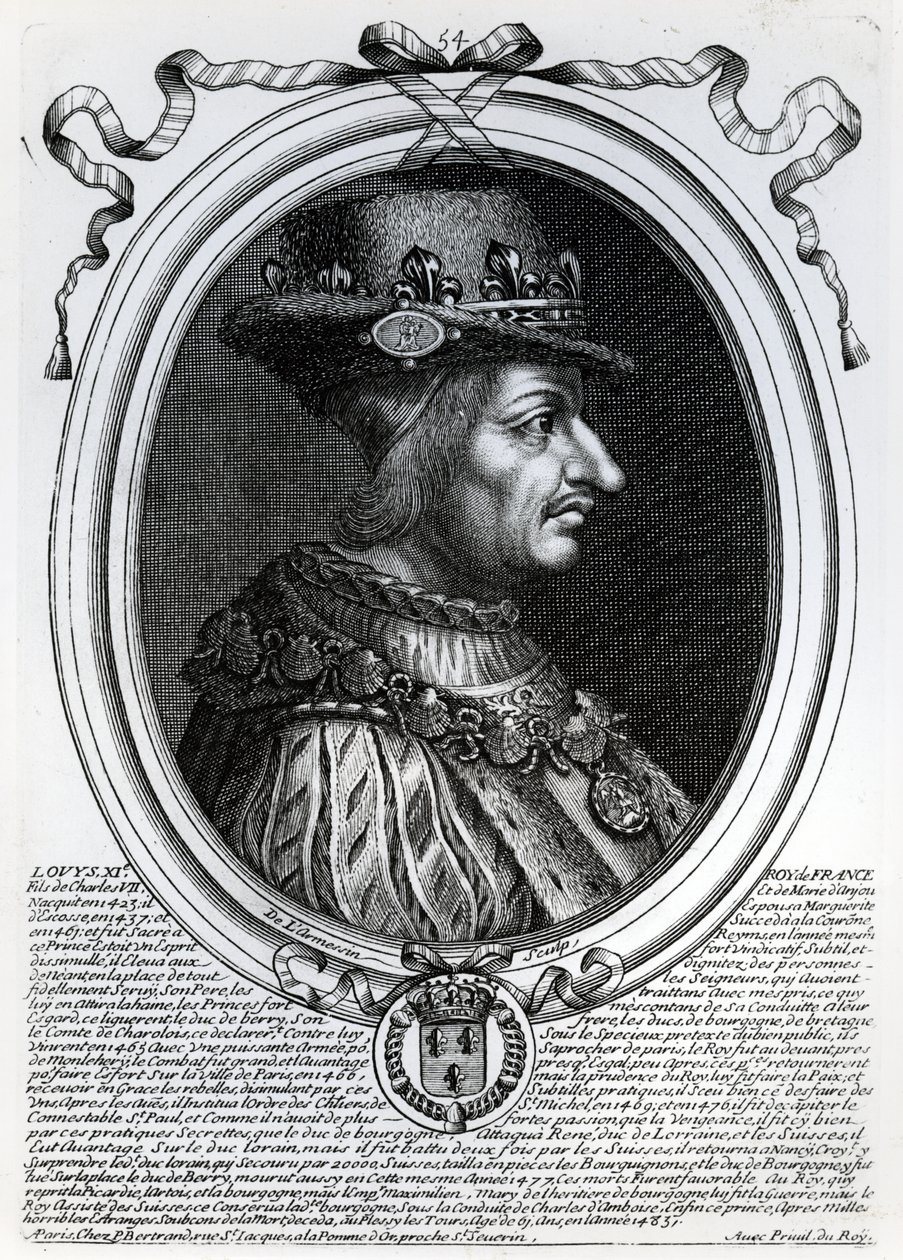 Louis XI (1423-83) Konge av Frankrike, fra 
