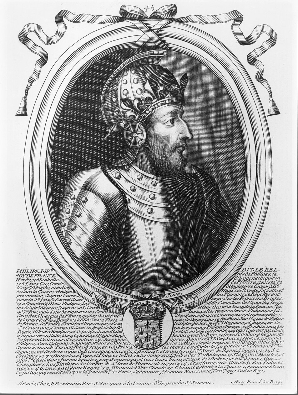 Philip IV the Fair (1268-1314) Konge av Frankrike, fra 