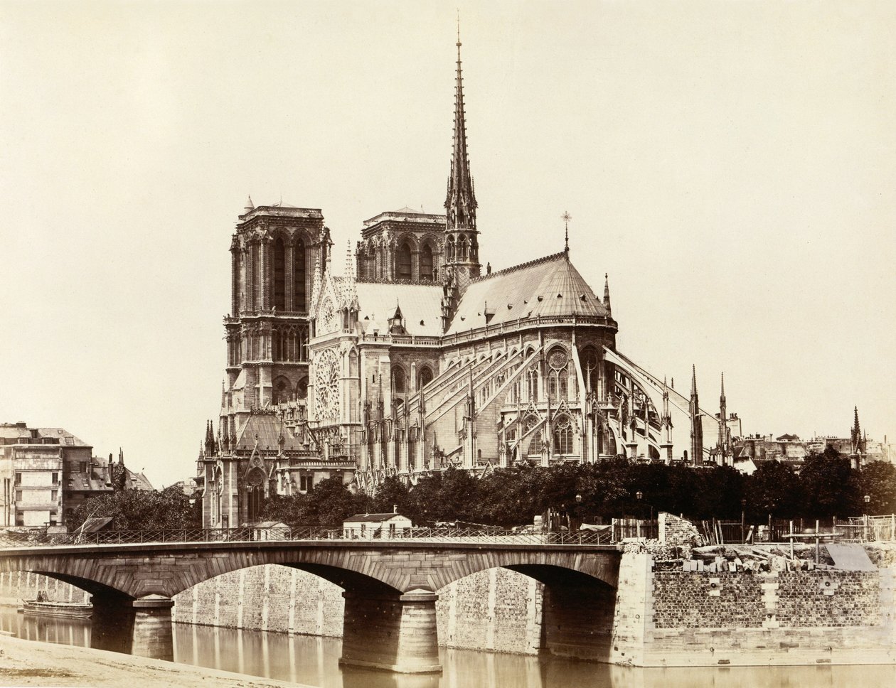 Notre-Dame (Apse) av Edouard Denis Baldus
