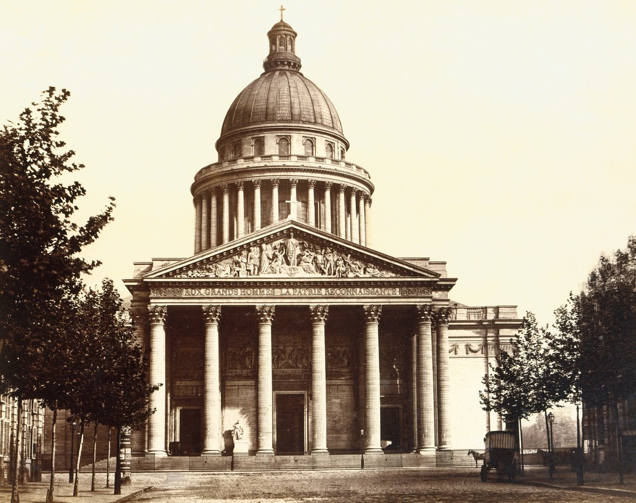 Pantheon i Paris Medium av Edouard Denis Baldus