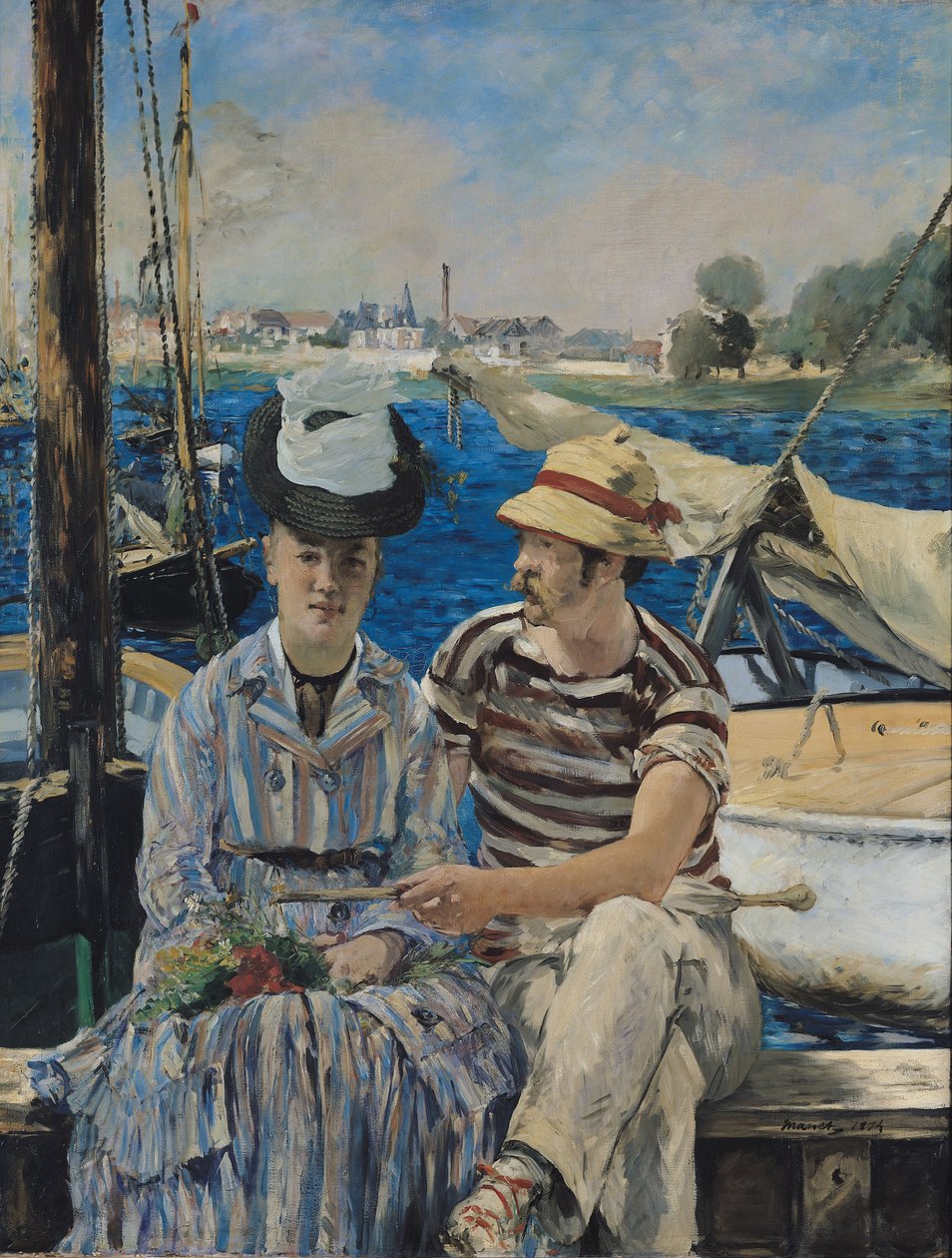 Argenteuil, 1874 av Édouard Manet