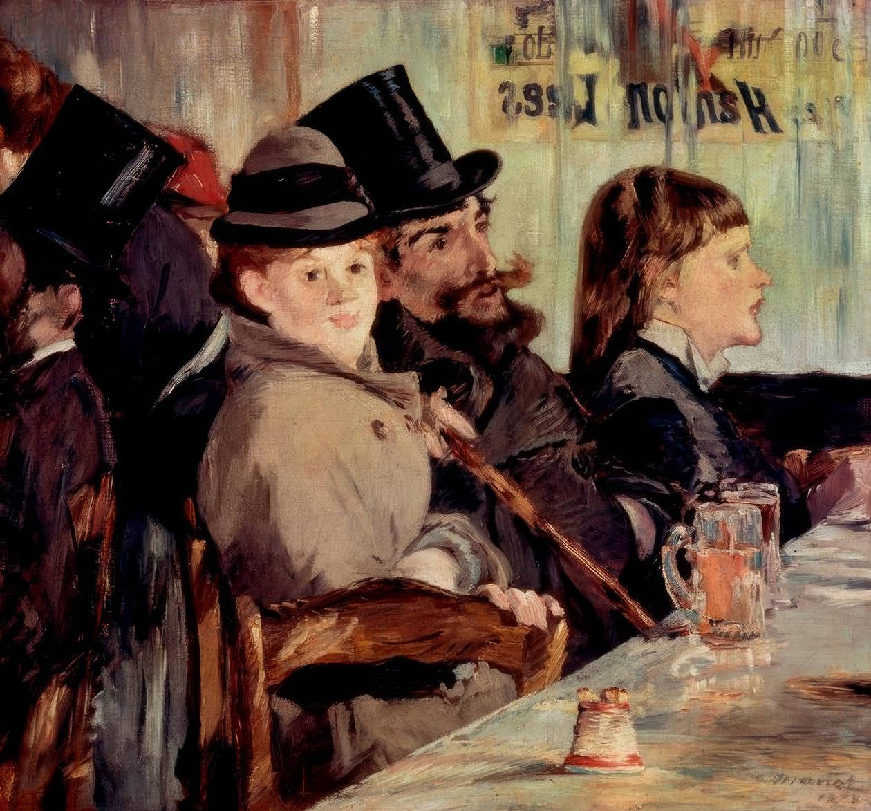 På kaffebaren av Édouard Manet