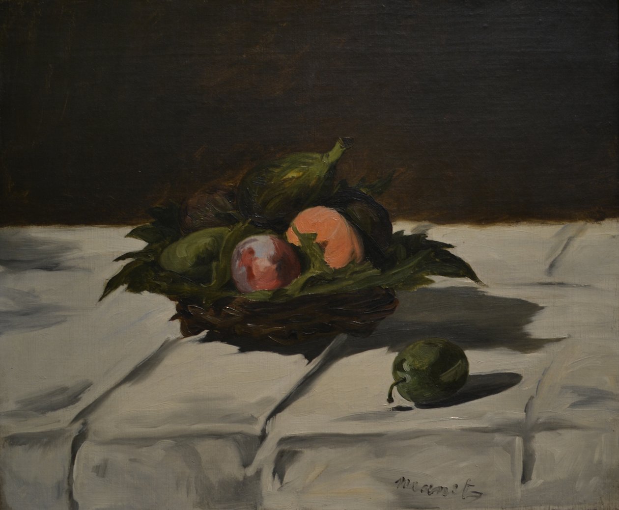 Kurv med frukt av Édouard Manet