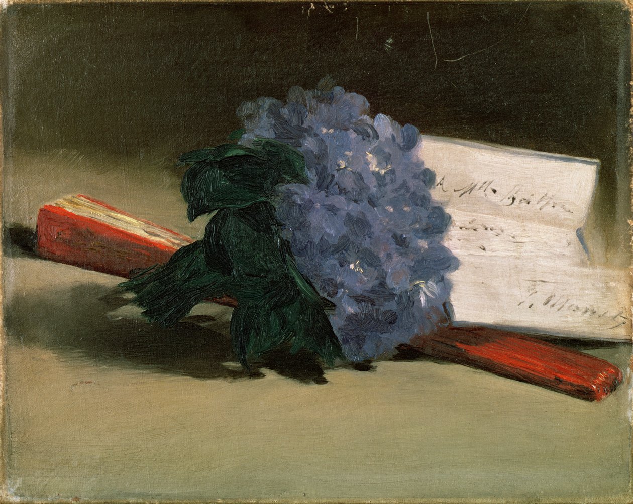 Bukett av fioler, 1872 av Édouard Manet
