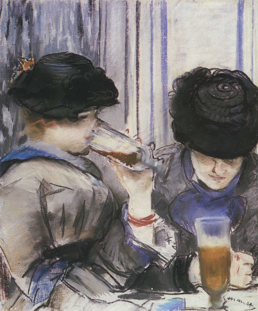 Buveuse de Bocks av Édouard Manet