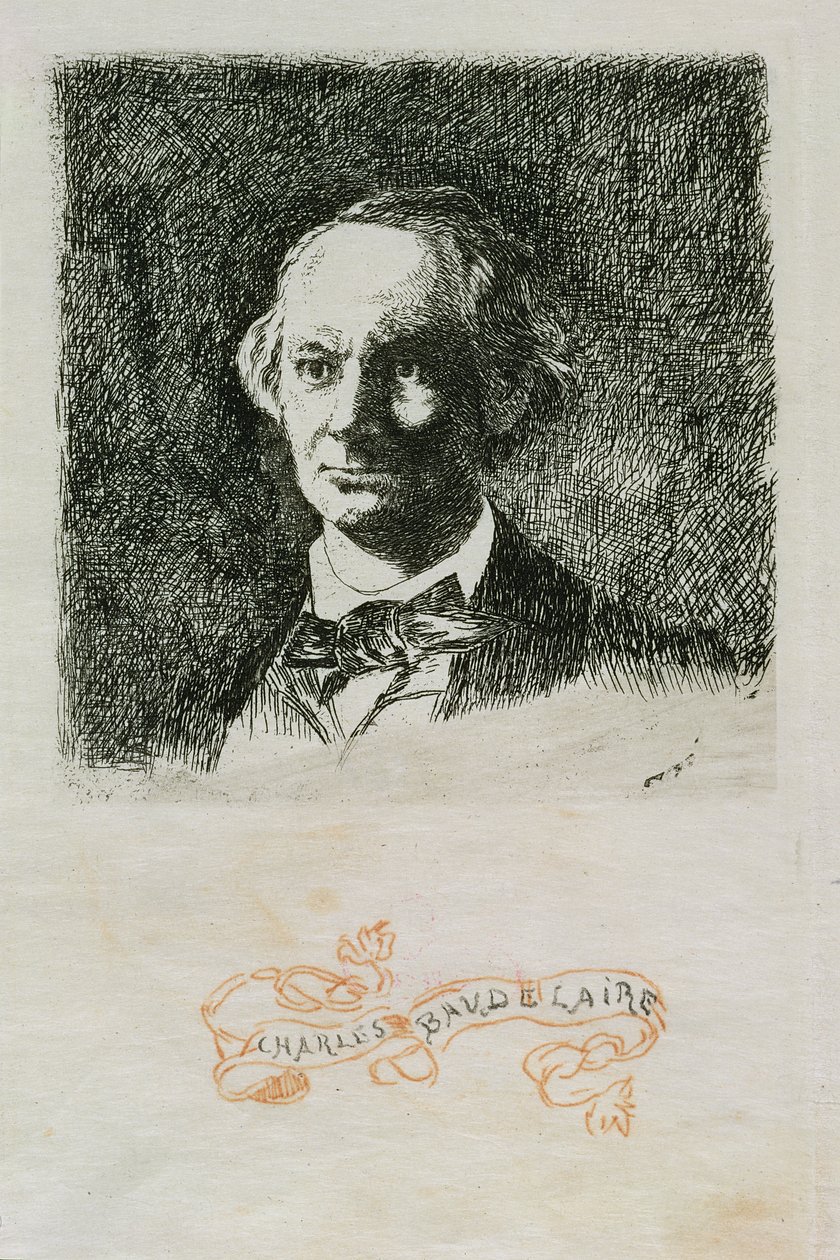 Charles Baudelaire (1820-67) 1868 av Édouard Manet