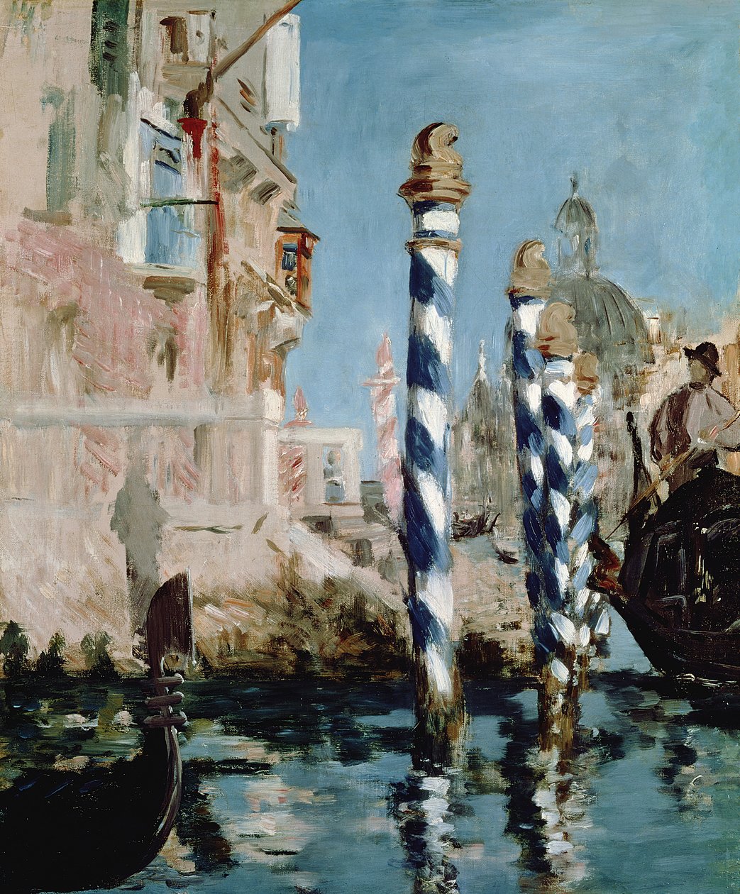 Canal Grande, Venezia, 1875 av Édouard Manet