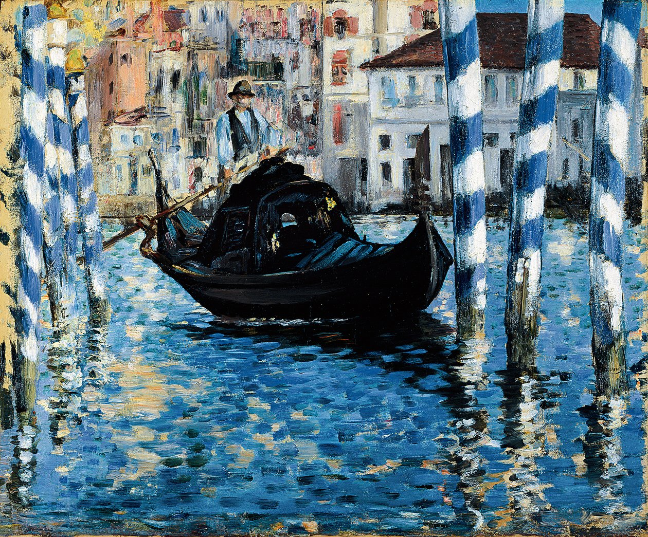 Canal Grande i Venezia av Édouard Manet