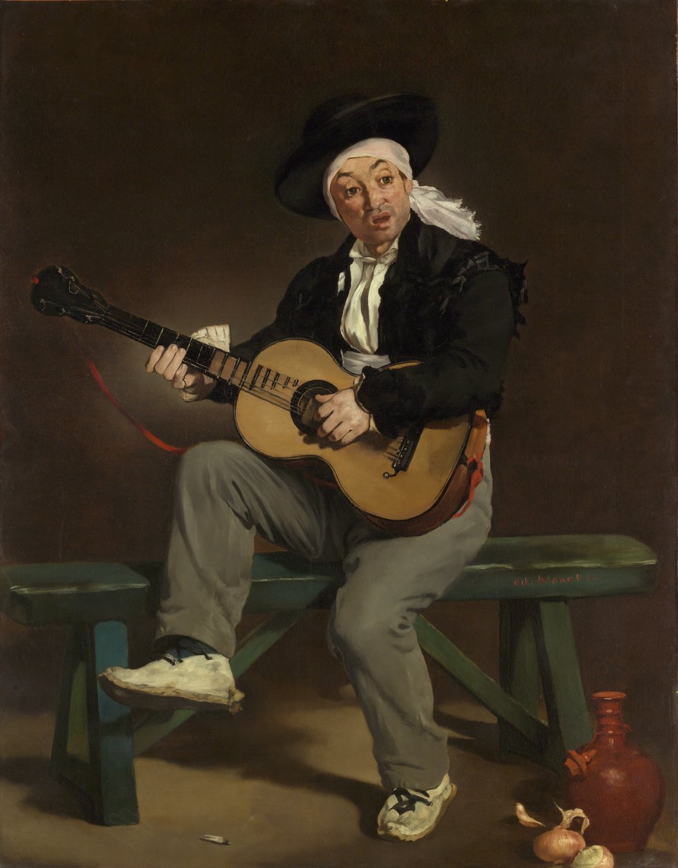Spansk sanger av Édouard Manet