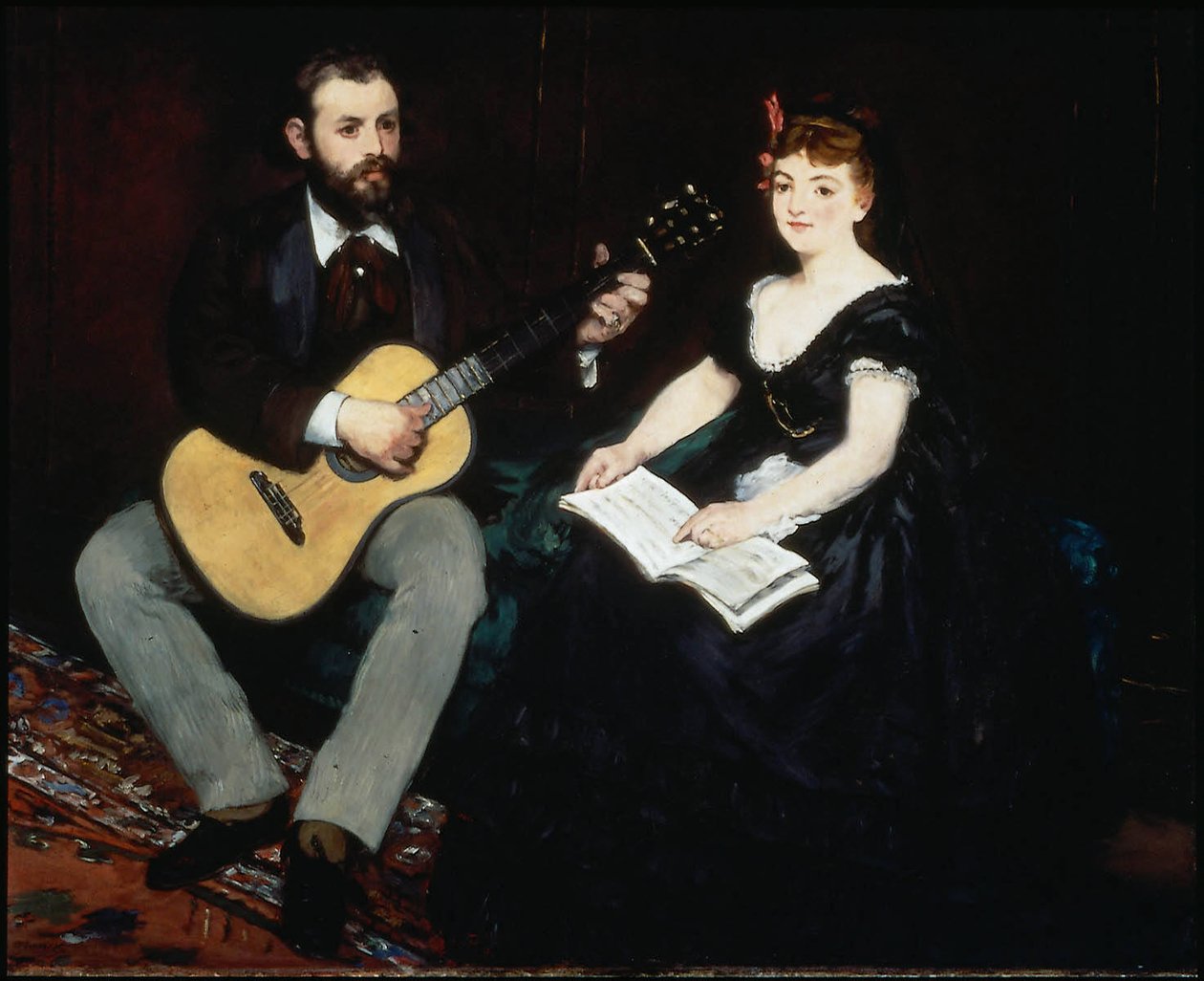 Musikkleksjon av Édouard Manet