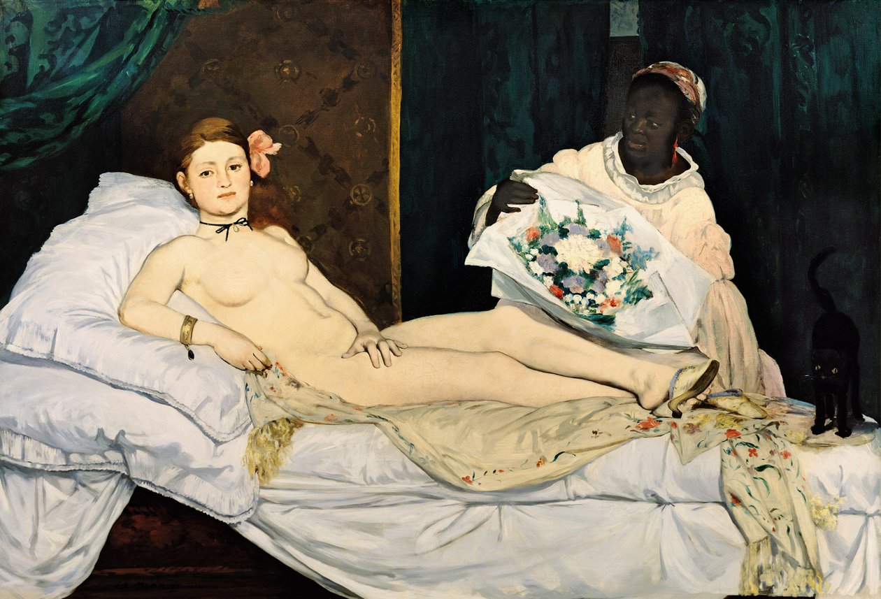 Olympia, 1863 av Édouard Manet