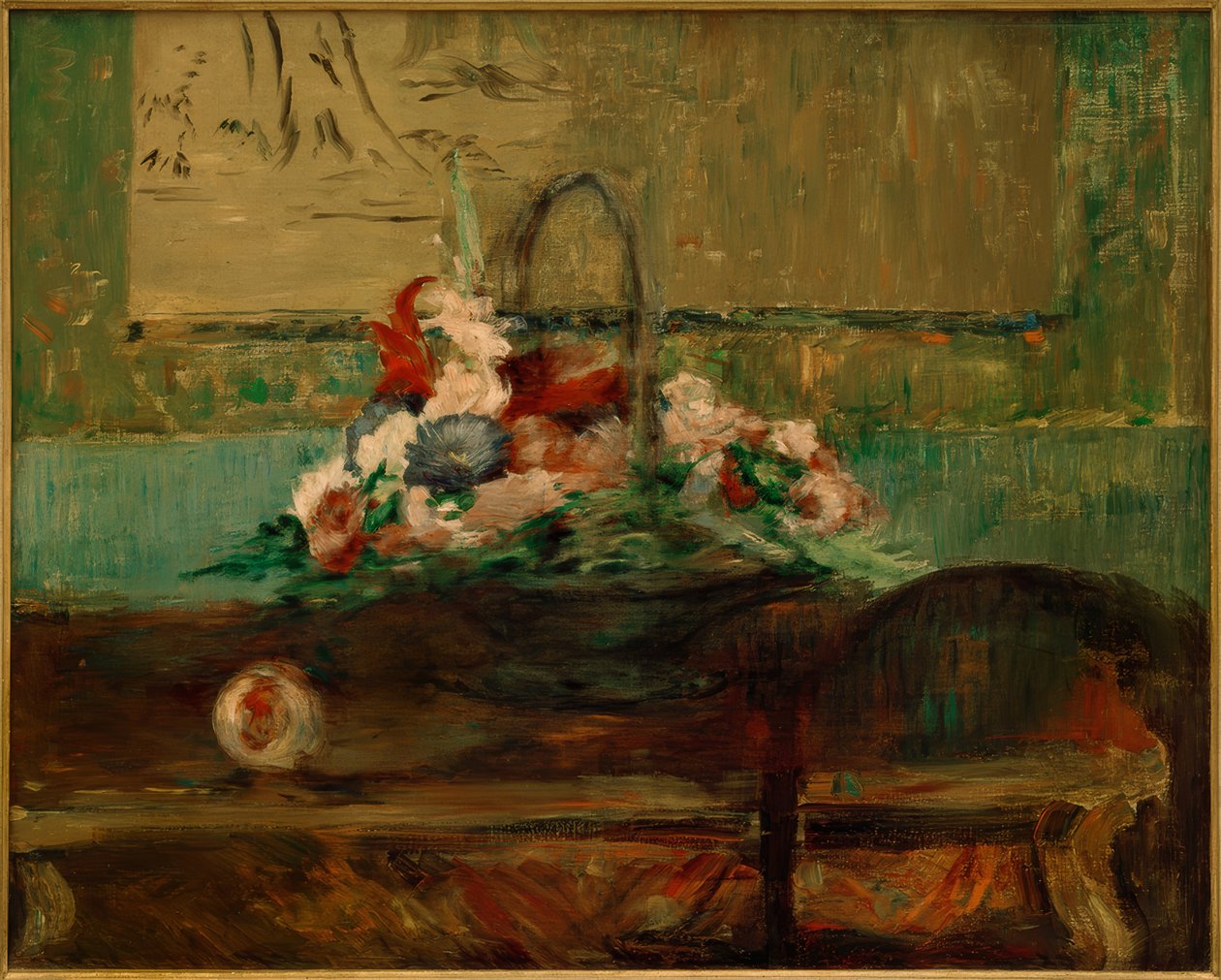 Blomsterkurv av Édouard Manet