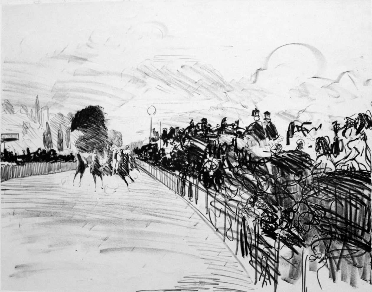 hesteløp av Édouard Manet