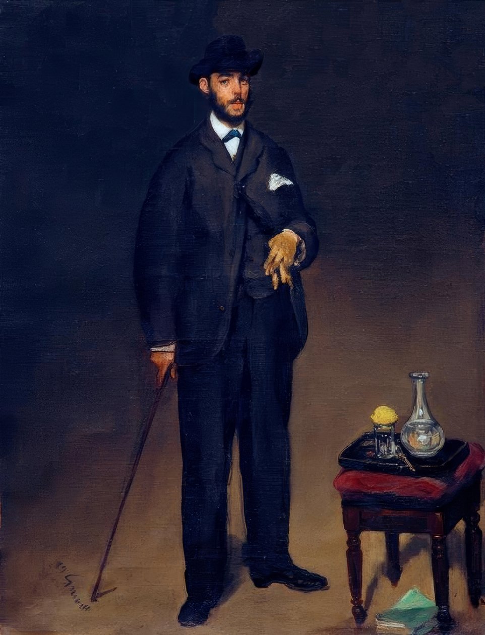 Portrett av Théodore Duret av Édouard Manet