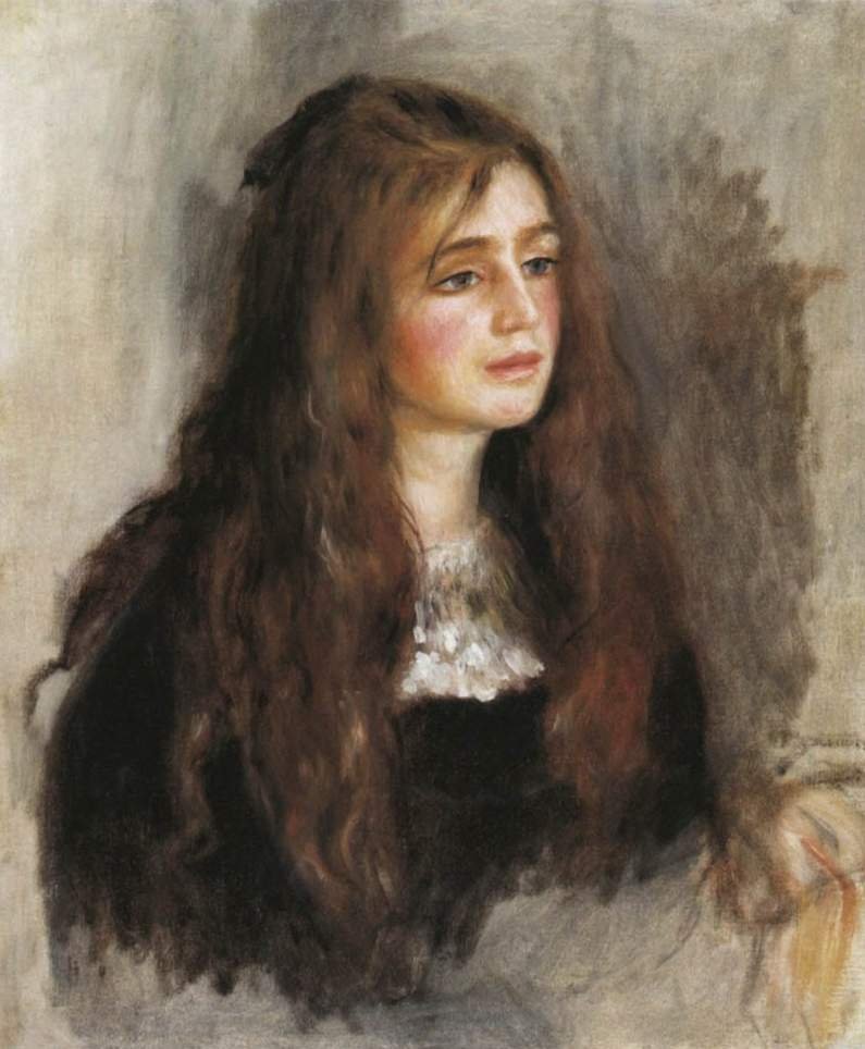 Portrett av Julie Manet av Édouard Manet