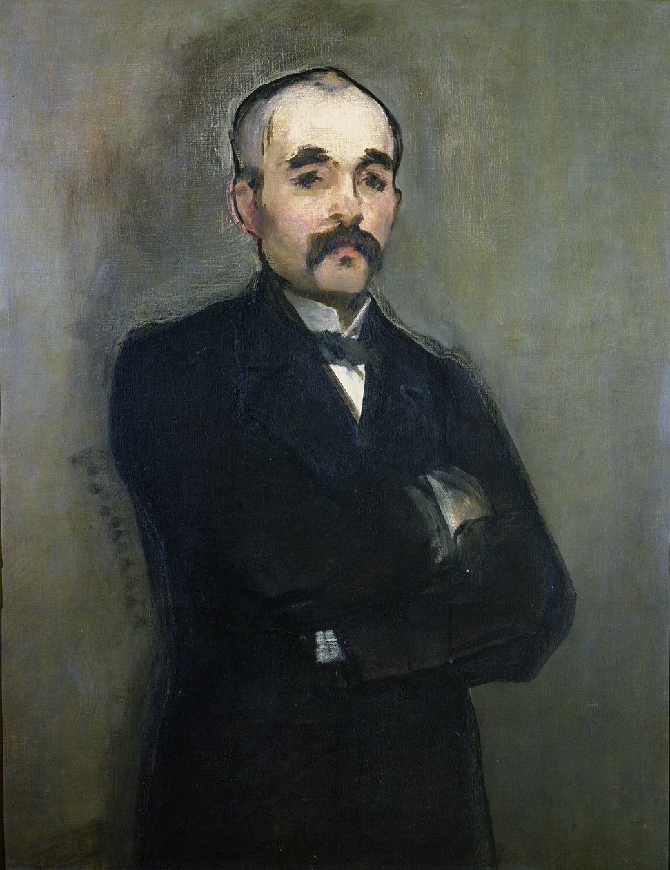 Portrett av Georges Clemenceau (1841-1929) 1879 av Édouard Manet