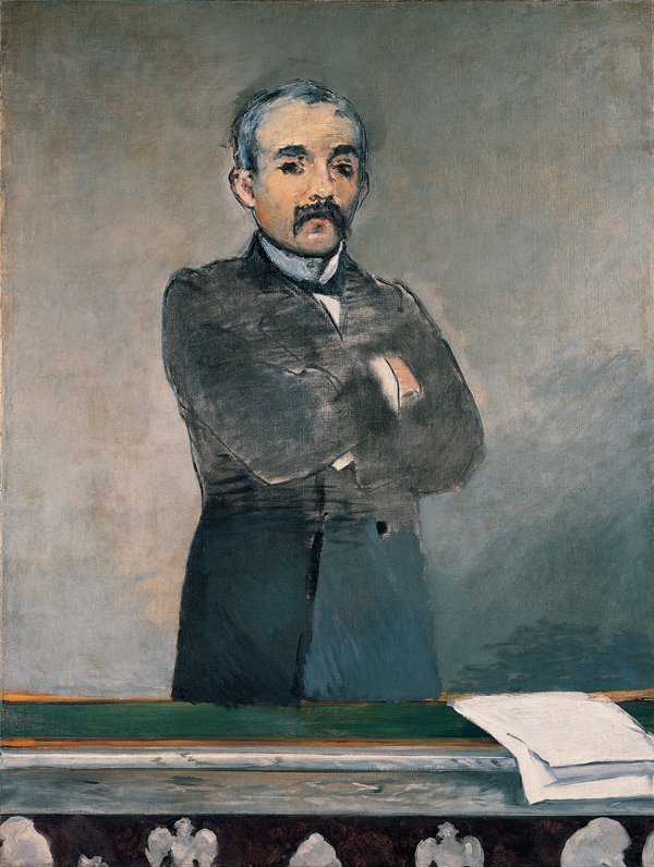 Portrett av Georges Clemenceau av Édouard Manet
