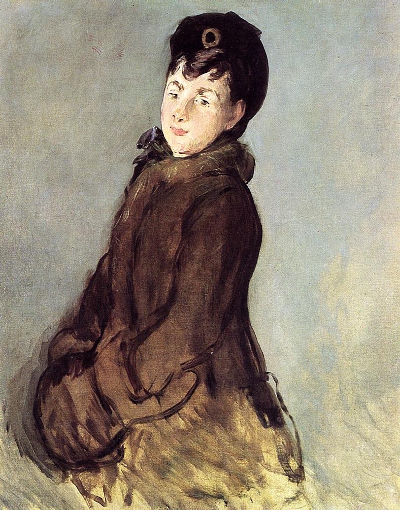 Portrett av Isabelle Lemonnier av Édouard Manet