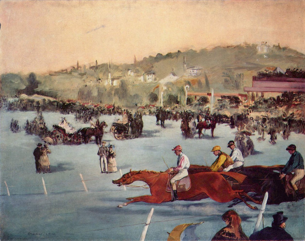 Løp i Bois de Boulogne av Édouard Manet