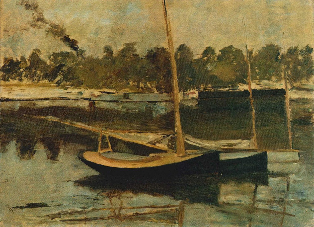 Seilbåter i Argenteuil av Édouard Manet
