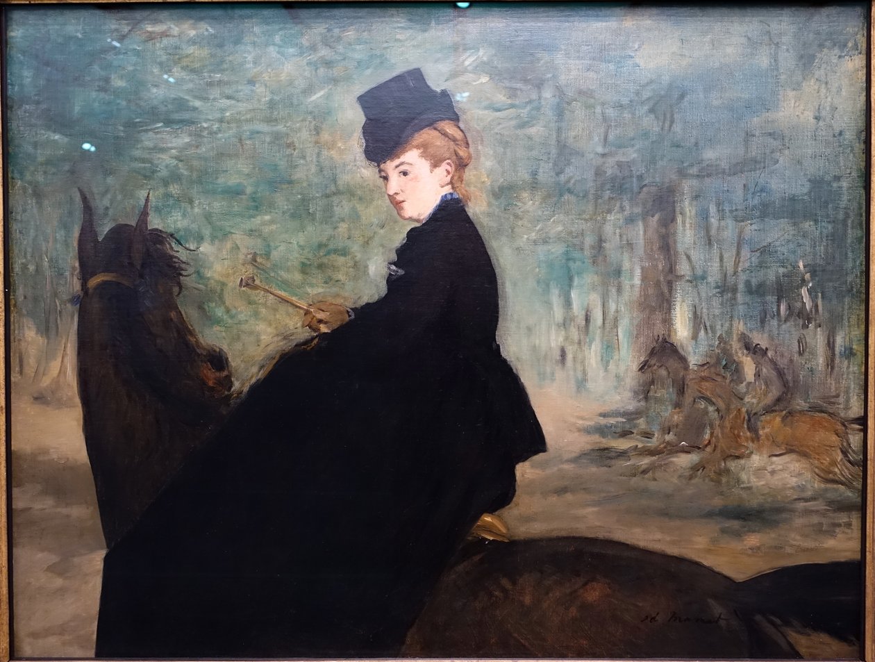 Amazonas, Portrett av Marie Lefebure av Édouard Manet