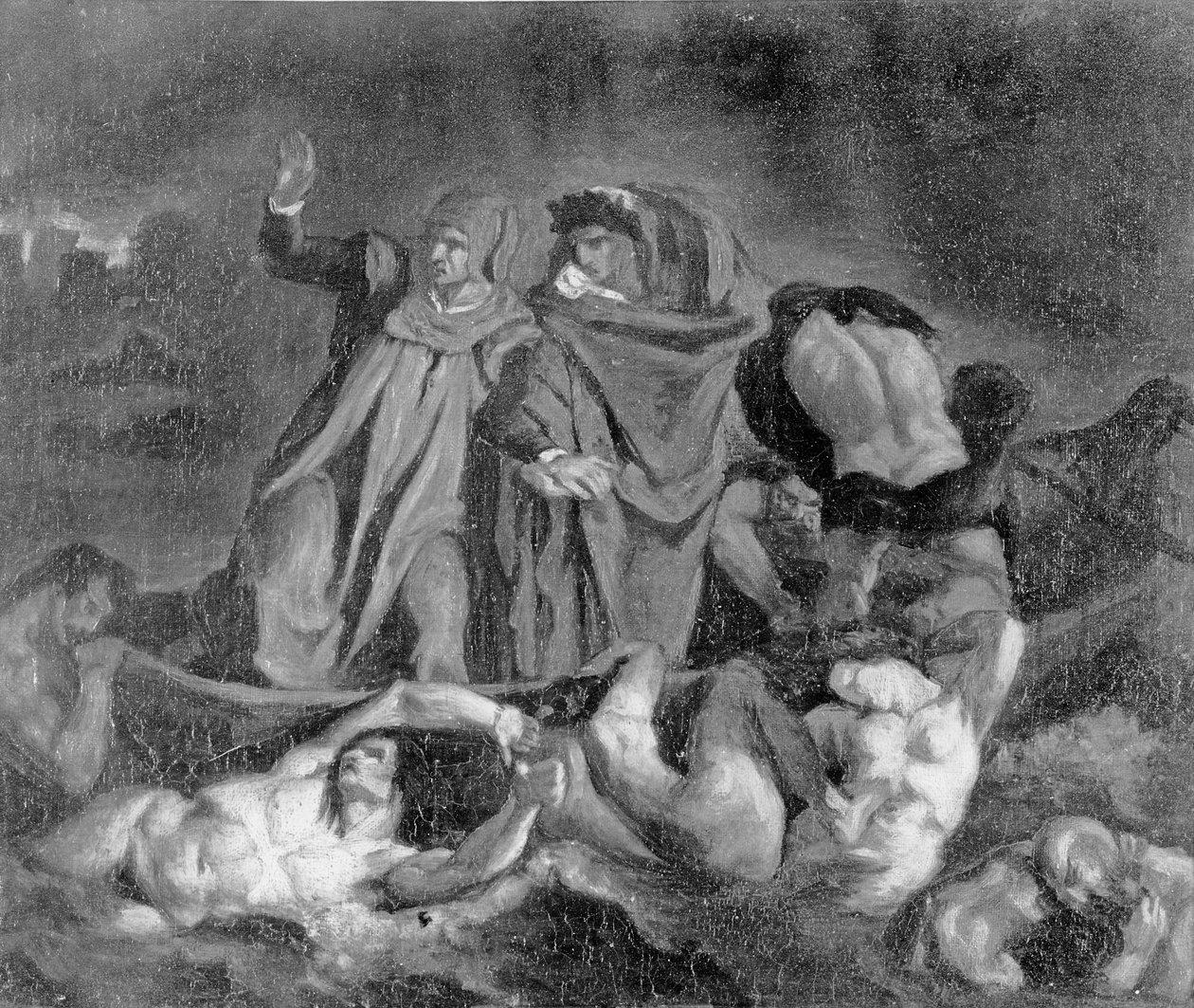Barken av Dante (etter Delacroix) av Édouard Manet