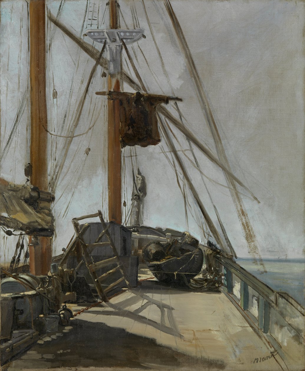 Skipene dekker av Édouard Manet