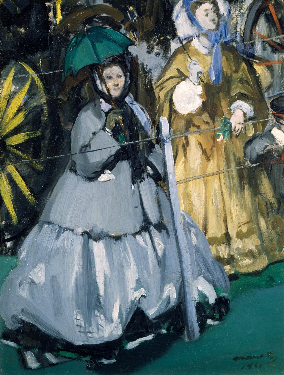Kvinner i løpene av Édouard Manet