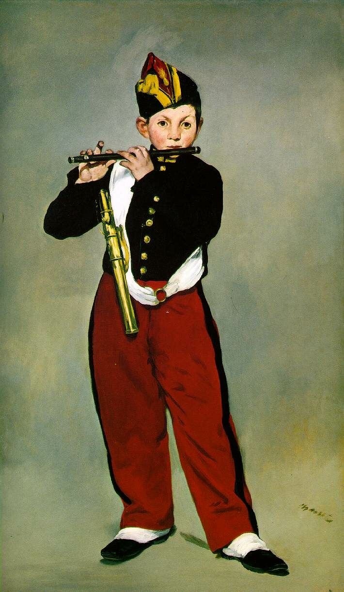 Young Flautist, eller The Fifer av Édouard Manet