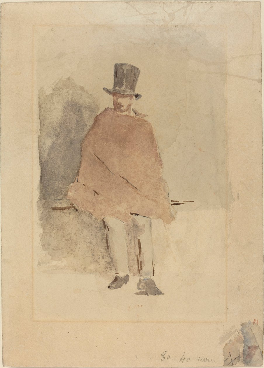 Mannen i den høye hatten av Édouard Manet