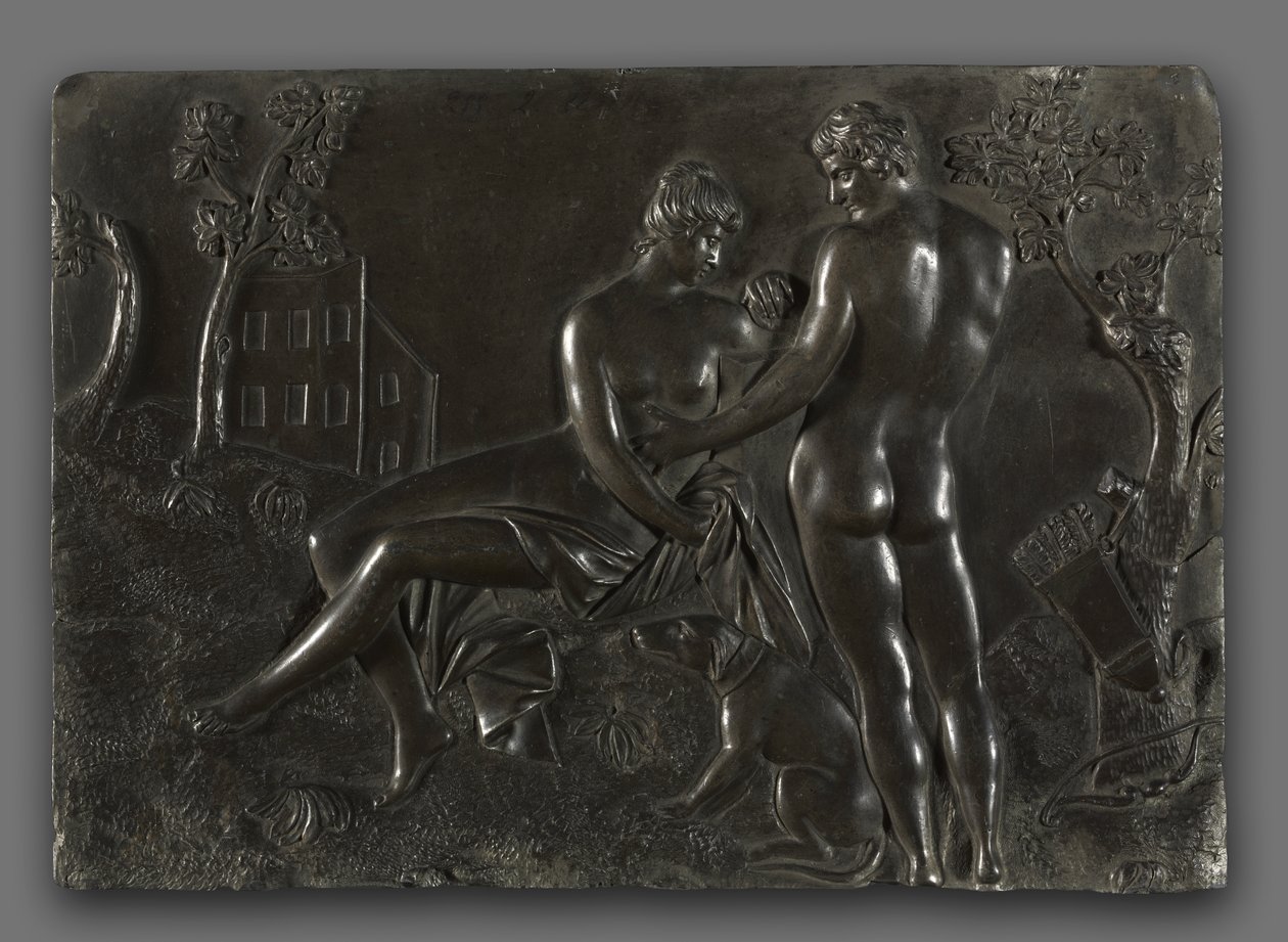 Venus og Adonis av follower of Georg Raphael Donner