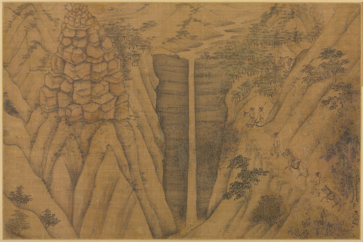 Bo i Longmian ("Sleeping Dragon")-fjellene av follower of Li Gonglin